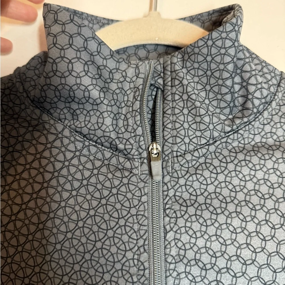 Nike Pro Dri-FIT Quarter-Zip Jacket - Women's - Grey Circles Hyperwarm style